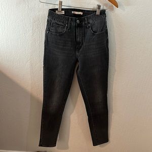 Levi’s 721 high rise skinny, size 27, grey